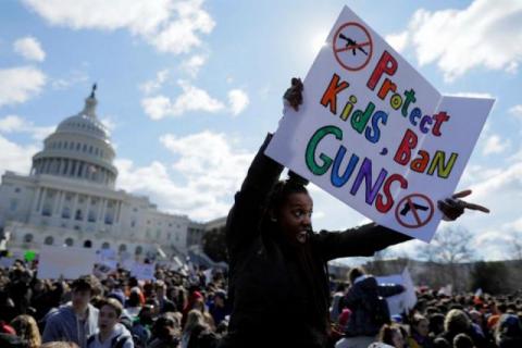 Young people are leading the way on guns.