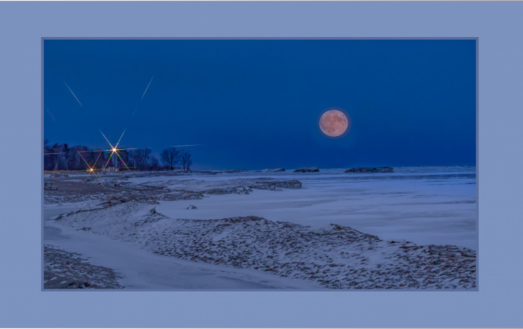 Beach at night